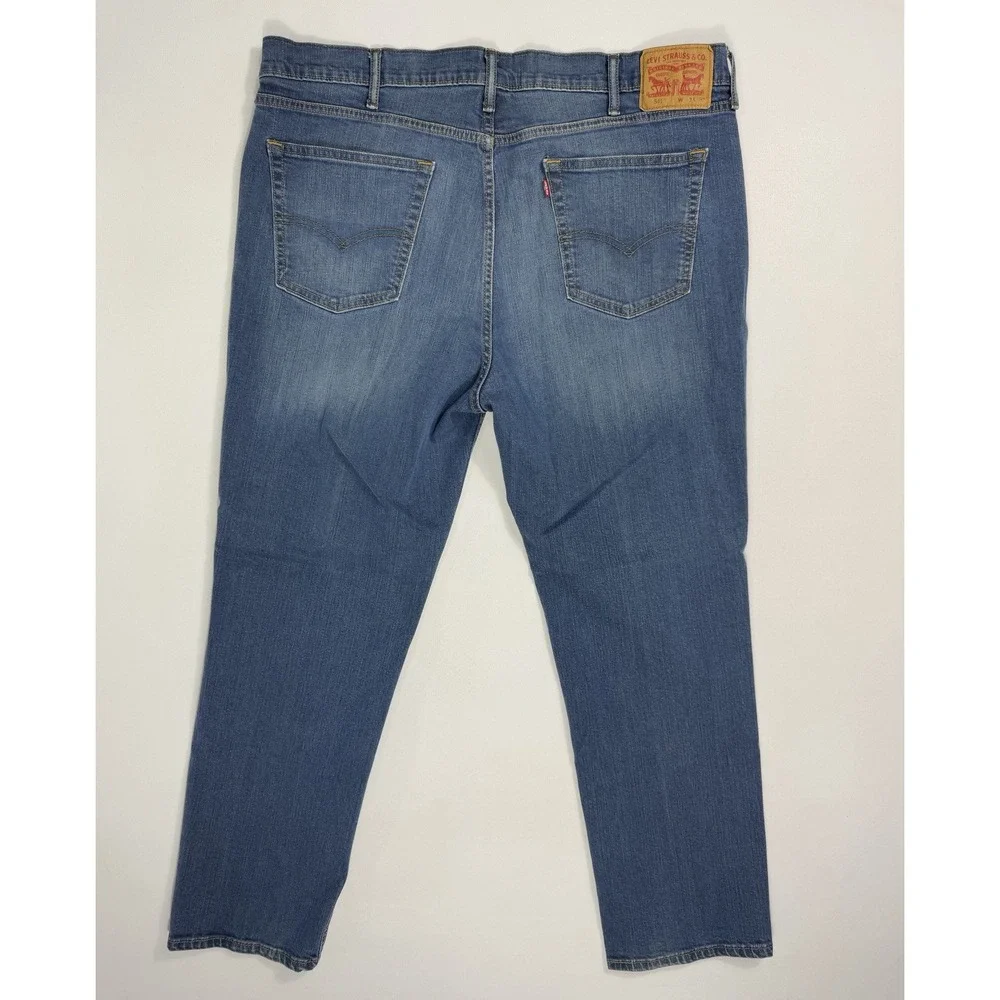 Levis 541 Jeans Athletic Taper Fit Stretch Mens 42x32 (42x30) Casual Modern Work